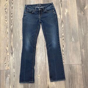 Silver Aiko Slim Boot Jeans